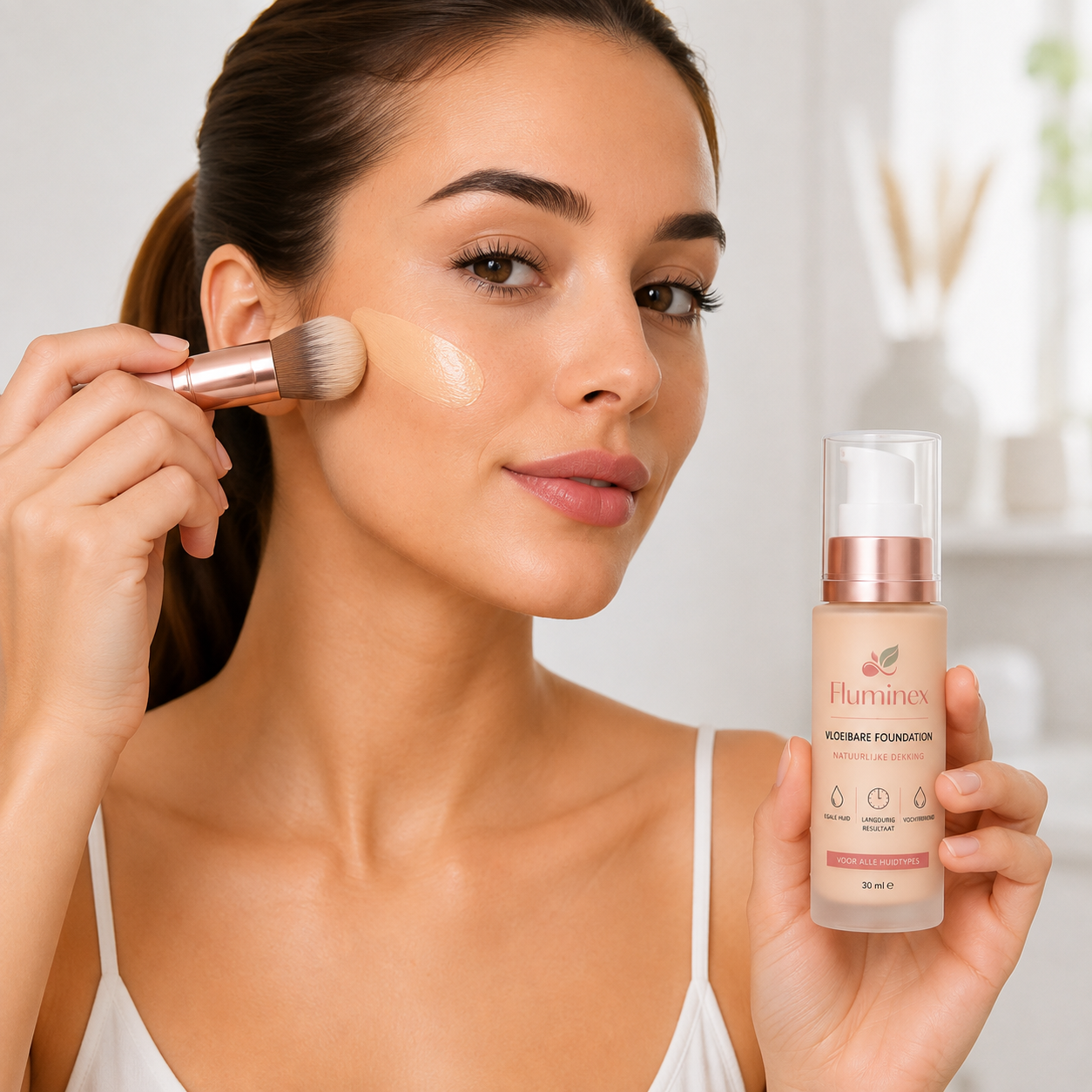 Fluminex Radiance Foundation – Natuurlijke Dekking | Langdurige Hold | Hydraterend